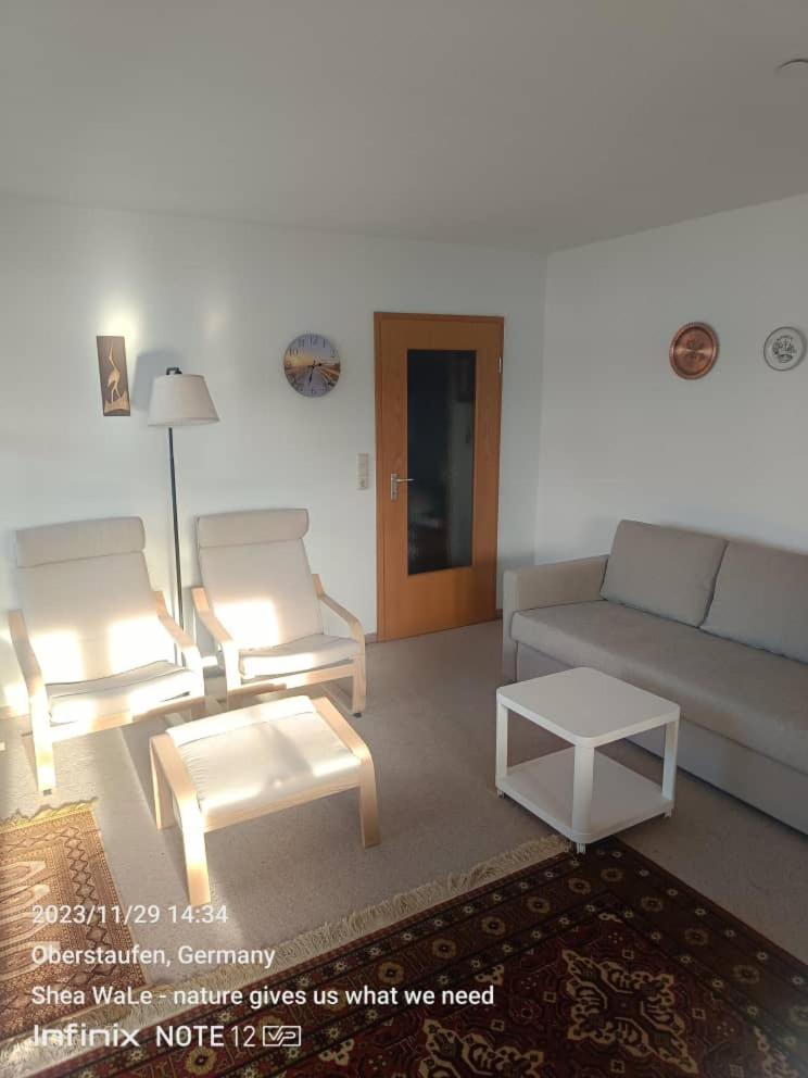 Allgaeu Vibes - Fusslaeufige Erreichbarkeit Vom Bahnhof, Mit Aussicht, Wettergeschuetzter Balkon Oberstaufen Ngoại thất bức ảnh