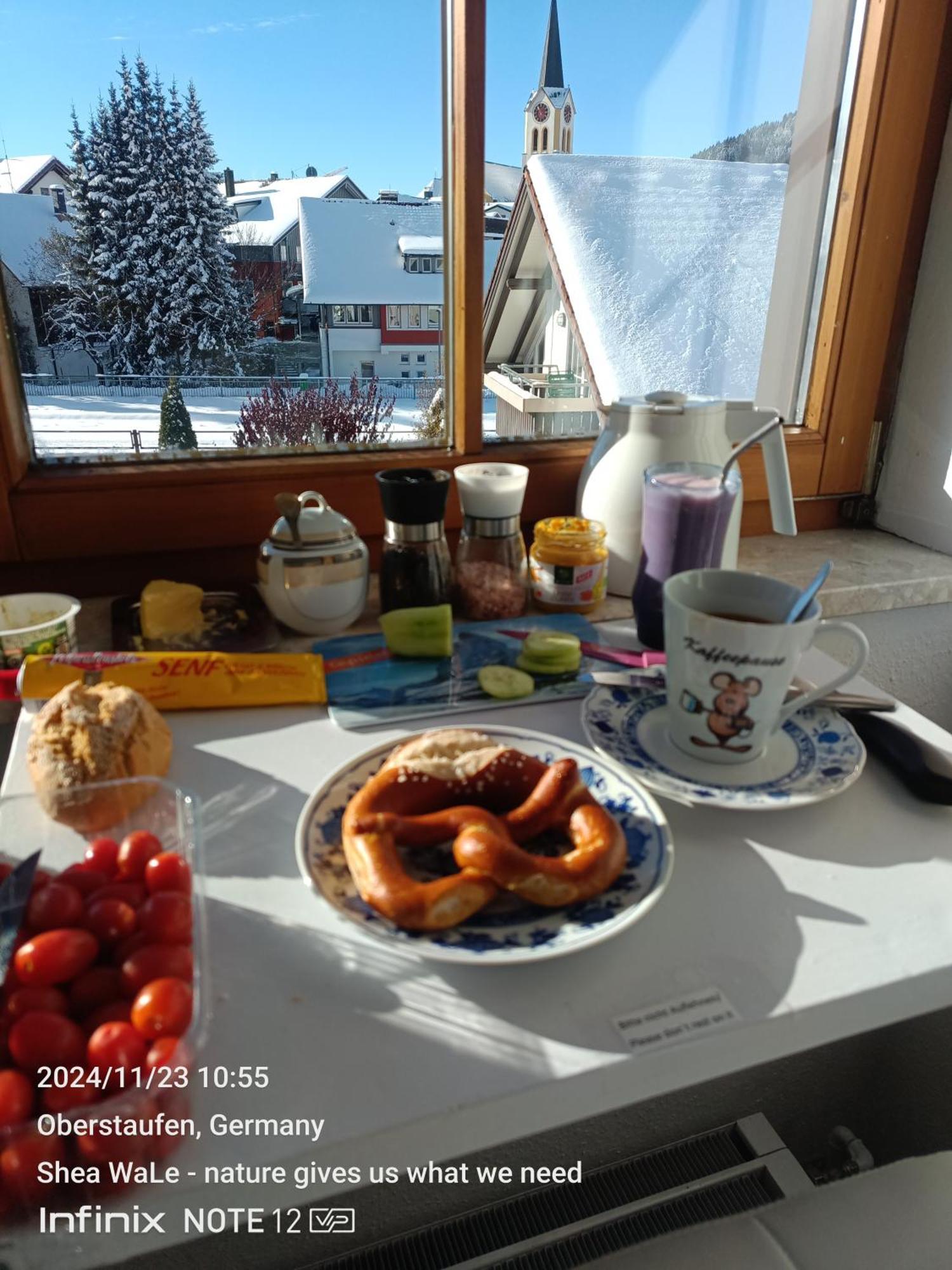 Allgaeu Vibes - Fusslaeufige Erreichbarkeit Vom Bahnhof, Mit Aussicht, Wettergeschuetzter Balkon Oberstaufen Ngoại thất bức ảnh